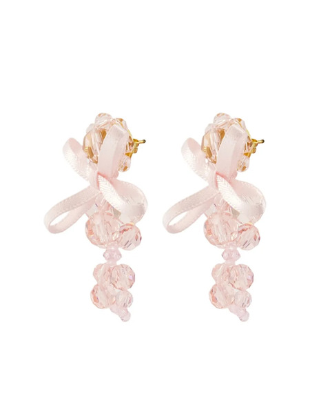  Simone Rocha Petite Bow Earrings - Gold 
