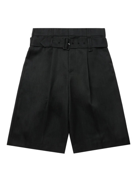  Simone Rocha Pleated Belted Shorts - Black 