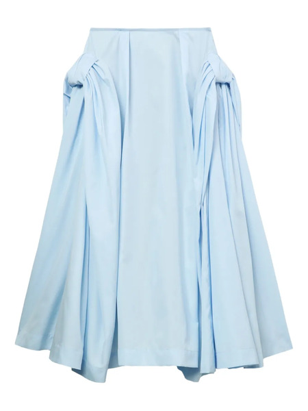  Simone Rocha Pleated Panelled Midi Skirt - Blue 
