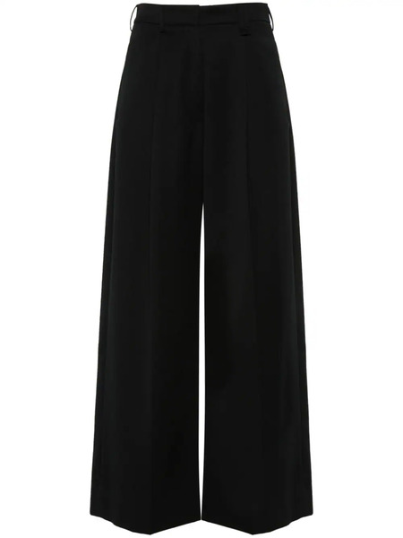  Simone Rocha Pleated Wide-leg Trousers - Black 
