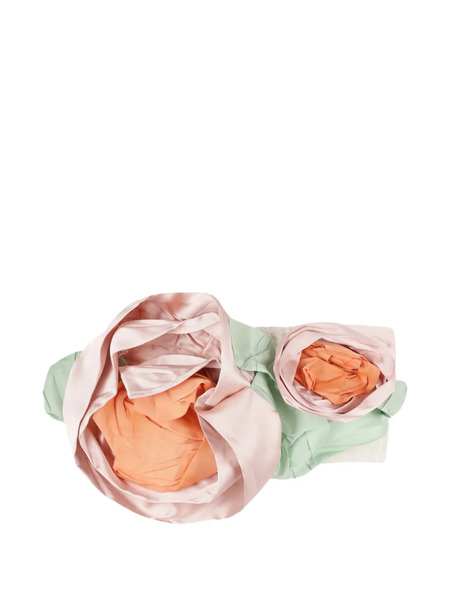  Simone Rocha Roses Zip Top - White 