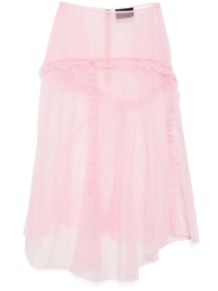  Simone Rocha Ruffle-details Skirt - Pink 