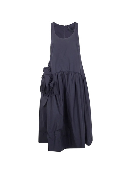  Simone Rocha Ruffled-detail Midi Dress - Black 