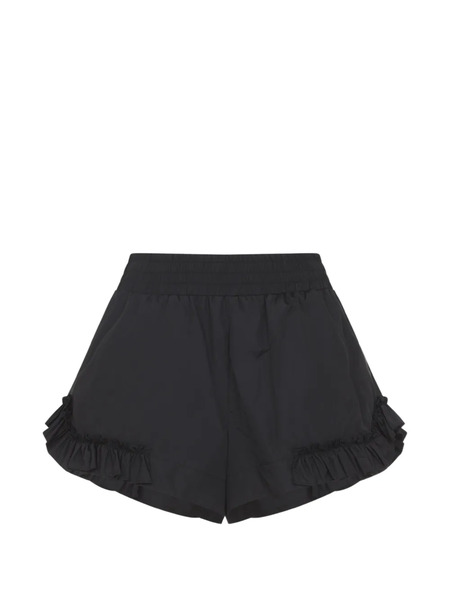 Simone Rocha Ruffled Shell Shorts - Black 