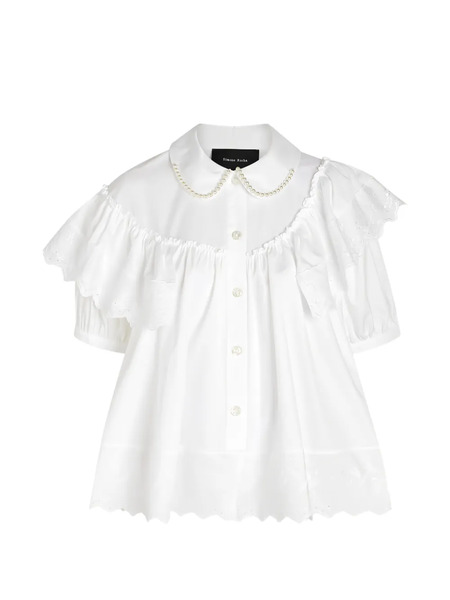  Simone Rocha Ruffled Shirt - White 