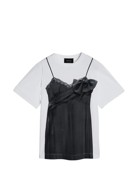  Simone Rocha Top-print T-shirt - White 
