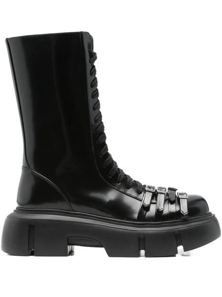  Simone Rocha Tracker Lace-up Platform Boots - Black 