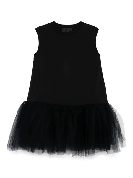  Simone Rocha Tulle-trim Dress - Black 