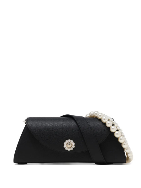  Simone Rocha Valentine Leather Shoulder Bag - Black 