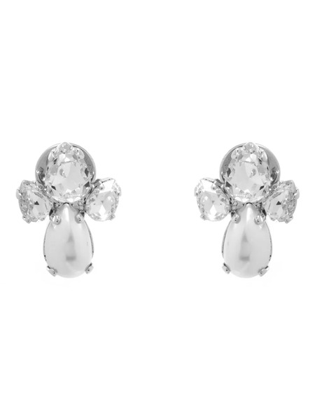  Simone Rocha Victorian Floret Earrings - Silver 