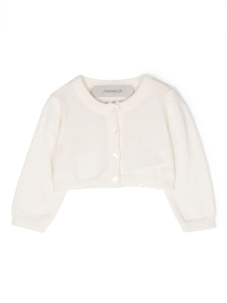  Simonetta Chunky-knit Cashmere Cardigan - Neutrals 