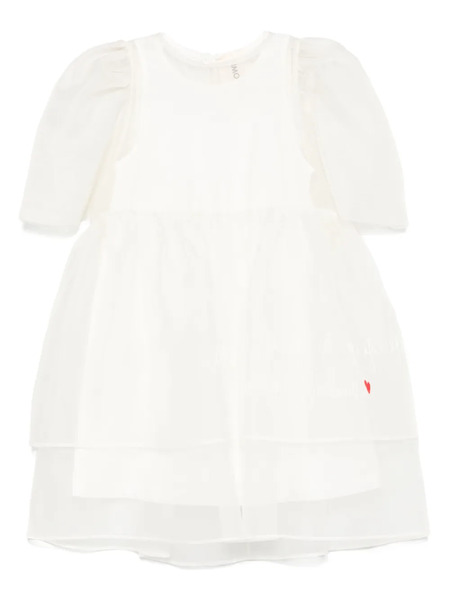  Simonetta Embroidered Dress - White 