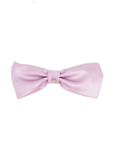  Simonetta Metallic Bow-detail Headband - Pink 