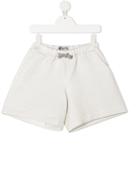  Simonetta Quilted Bermuda Shorts - White 