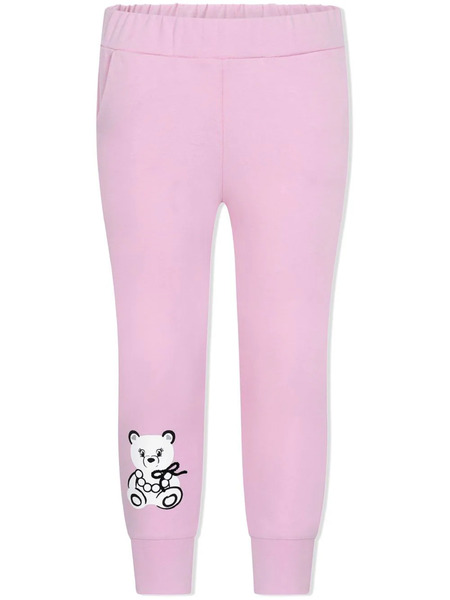  Simonetta Teddy Bear-print Cotton Leggings - Pink 
