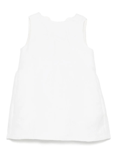  Simonetta Textured Dress - White 