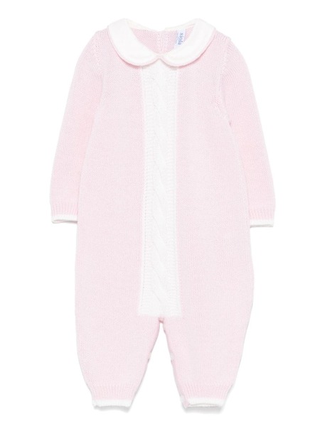  Siola Cable Knit-detailed Romper - Pink 