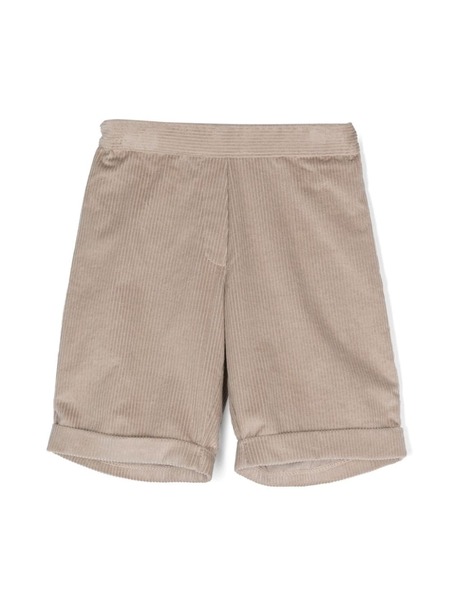  Siola Corduroy Cotton Shorts - Neutrals 