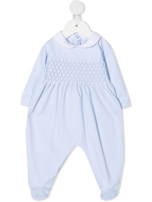  Siola Diamond Knit Pattern Pyjamas - Blue 