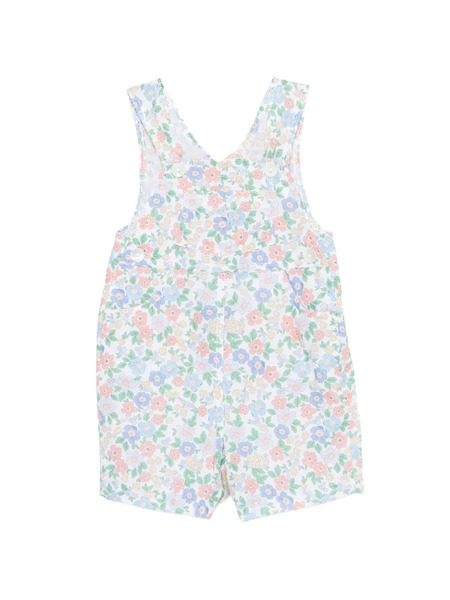  Siola Floral-print Dungarees - White 