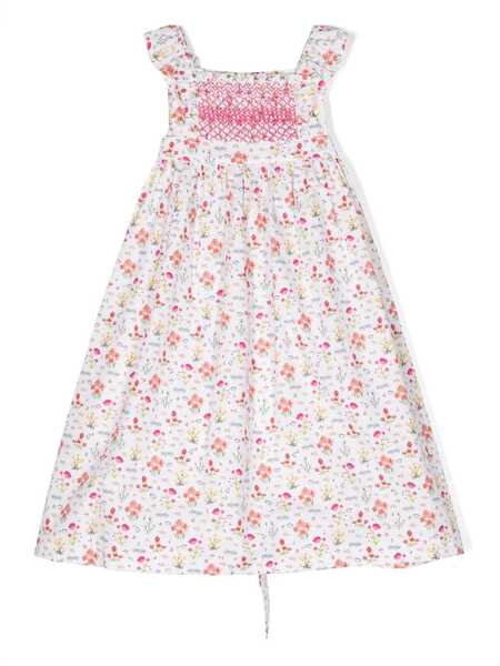  Siola Graphic-print Pleated Dress - White 
