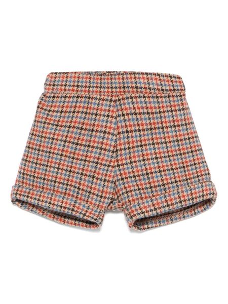  Siola Houndstooth-pattern Shorts - Neutrals 