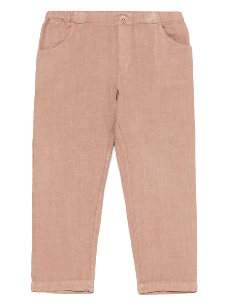  Siola Linen Trousers - Brown 