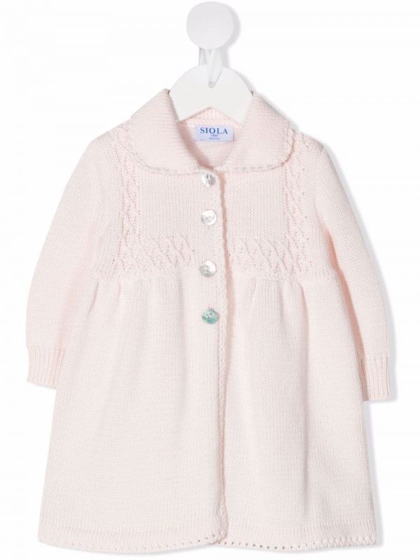  Siola Long Knitted Cardigan - Pink 