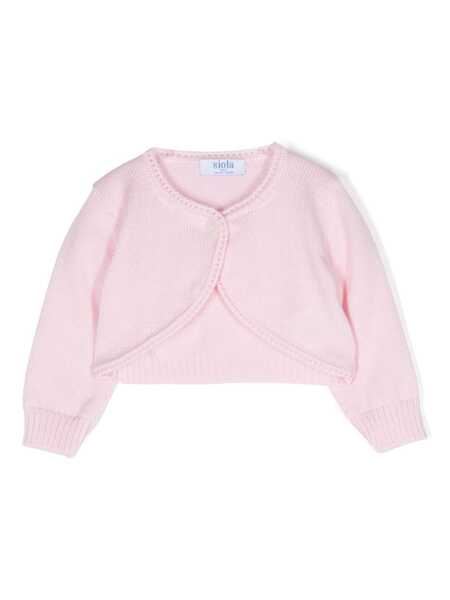  Siola Long-sleeve Wool Cardigan - Pink 