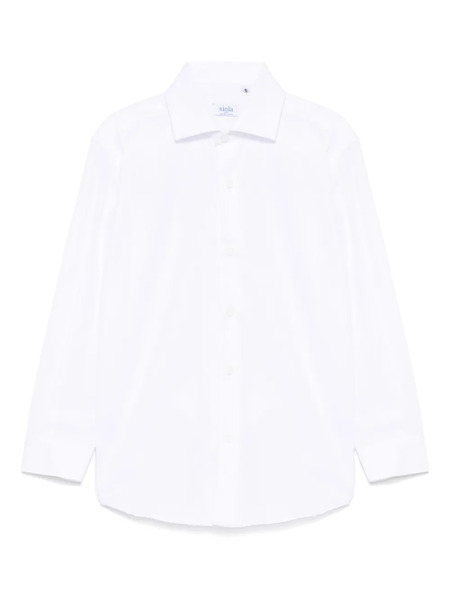  Siola Monogram-jacquard Shirt - White 