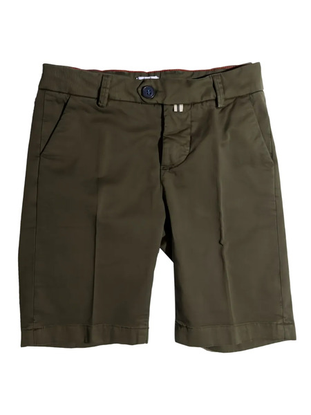  Siola Pleated Bermuda Shorts - Green 