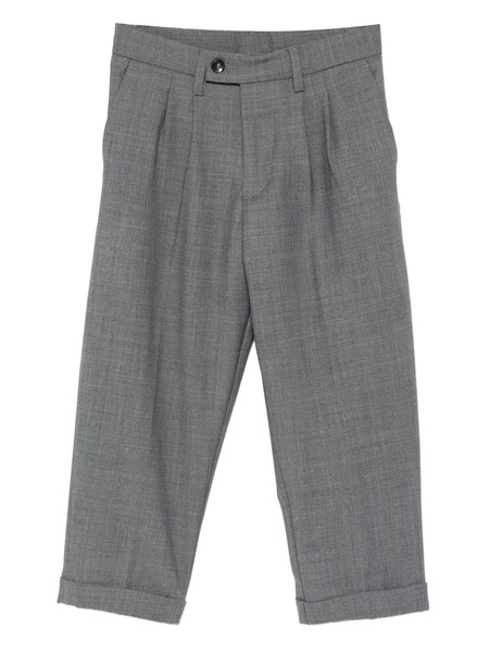  Siola Pressed-crease Trousers - Grey 
