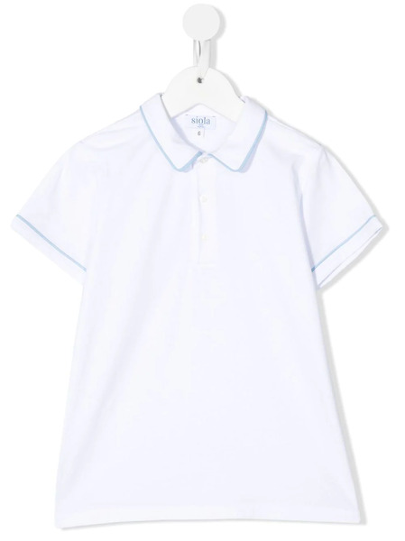  Siola Short-sleeved Polo Shirt - White 