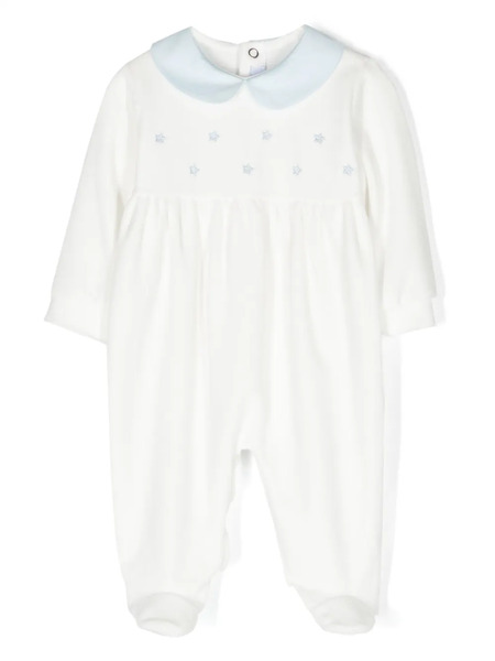  Siola Star-embroidered Long-sleeved Pyjama - White 