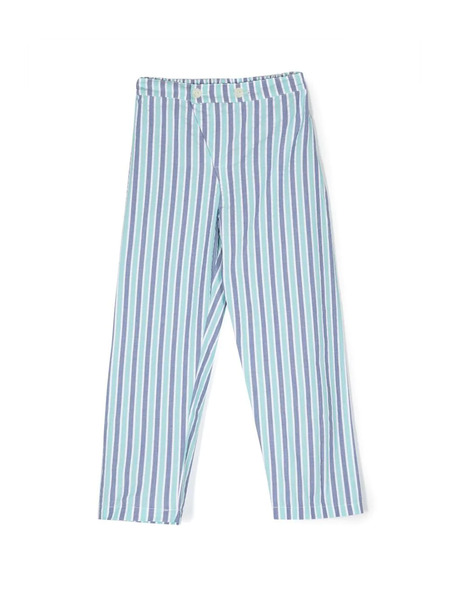  Siola Straight-leg Striped Trousers - Green 