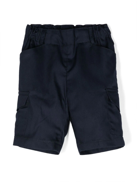  Siola Straight-leg Twill Shorts - Blue 
