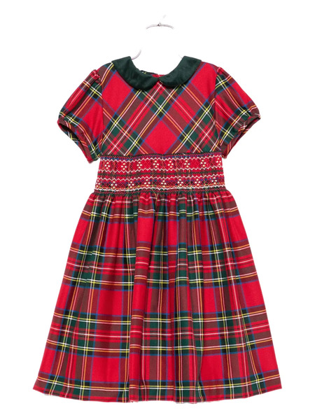  Siola Tartan Dress - Red 