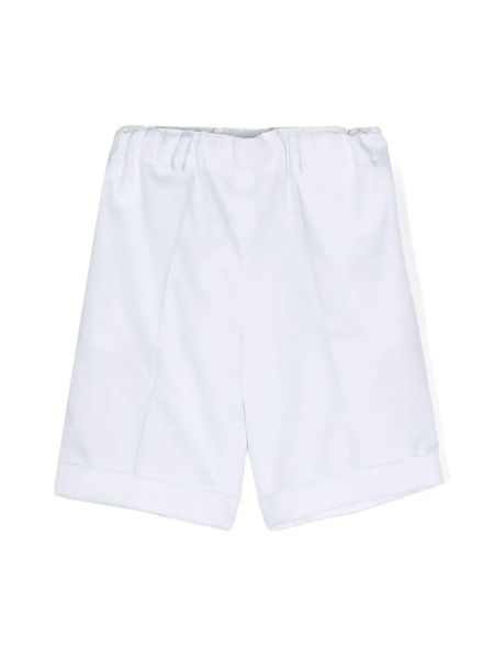 Siola Twill Cotton Shorts - White 
