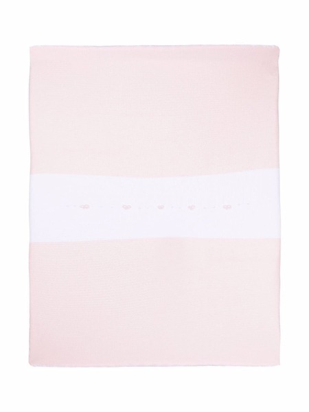  Siola Two-tone Knitted Blanket - Pink 