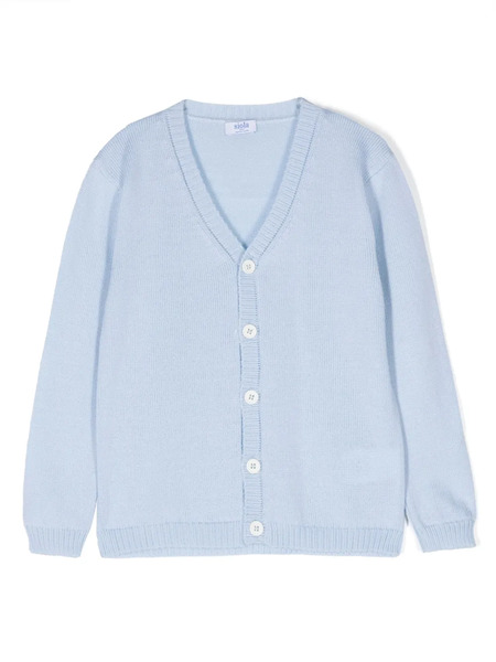  Siola V-neck Merino Cardigan - Blue 