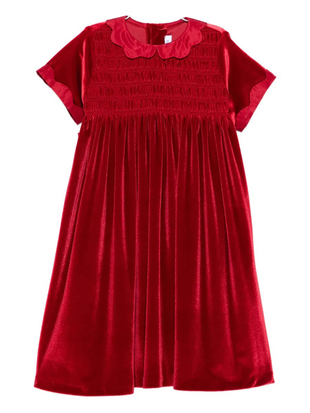  Siola Velvet Dress - Red 