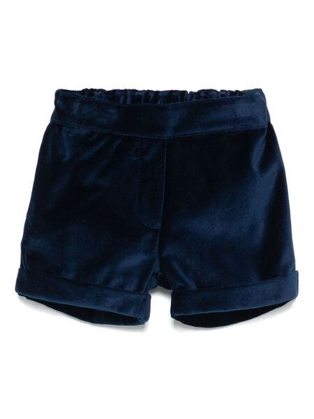  Siola Velvet Shorts - Blue 