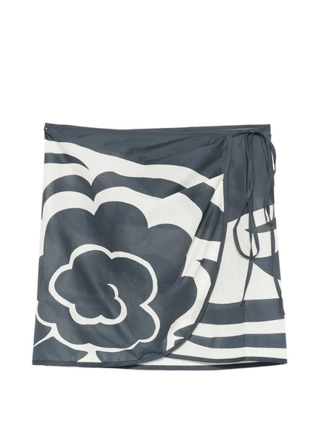  Sir. Lilou Printed Mini Sarong - Blue 