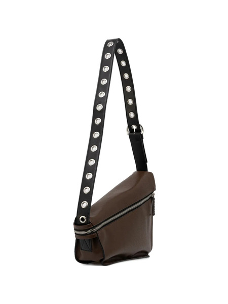  Sisley Asymmetric Cross Body Bag - Brown 