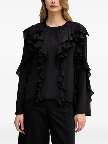  Sisley Ruffled Blouse - Black 