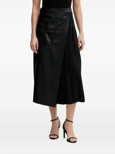  Sisley Wrap Mid Skirt - Black 