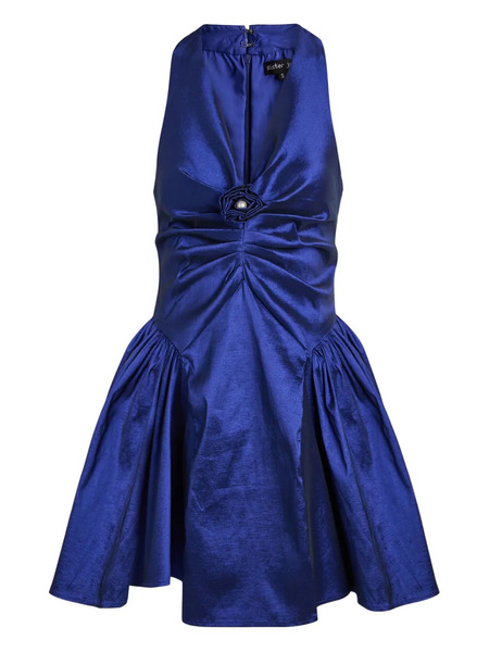  Sister Jane Gathered Mini Dress - Blue 