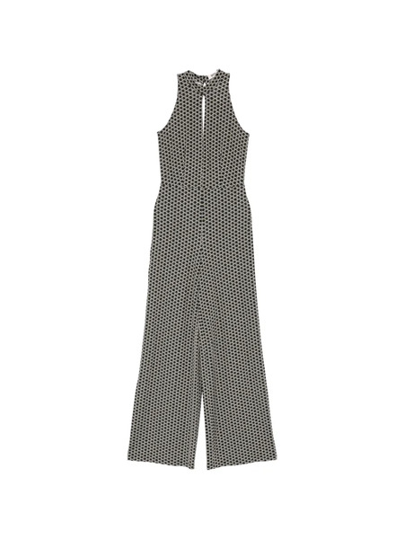  Siyu Geometric-print Jumpsuit - Black 