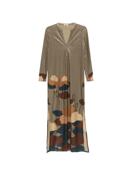  Siyu V-neck Maxi Dress - Neutrals 
