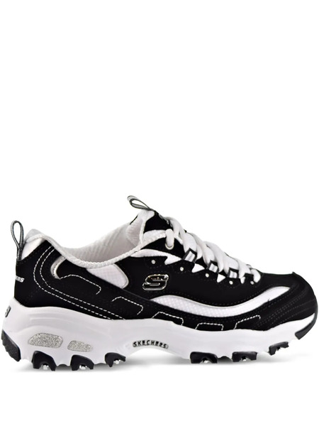  Skechers D'lites Biggest Fan Memory-foam Sneakers - Black 